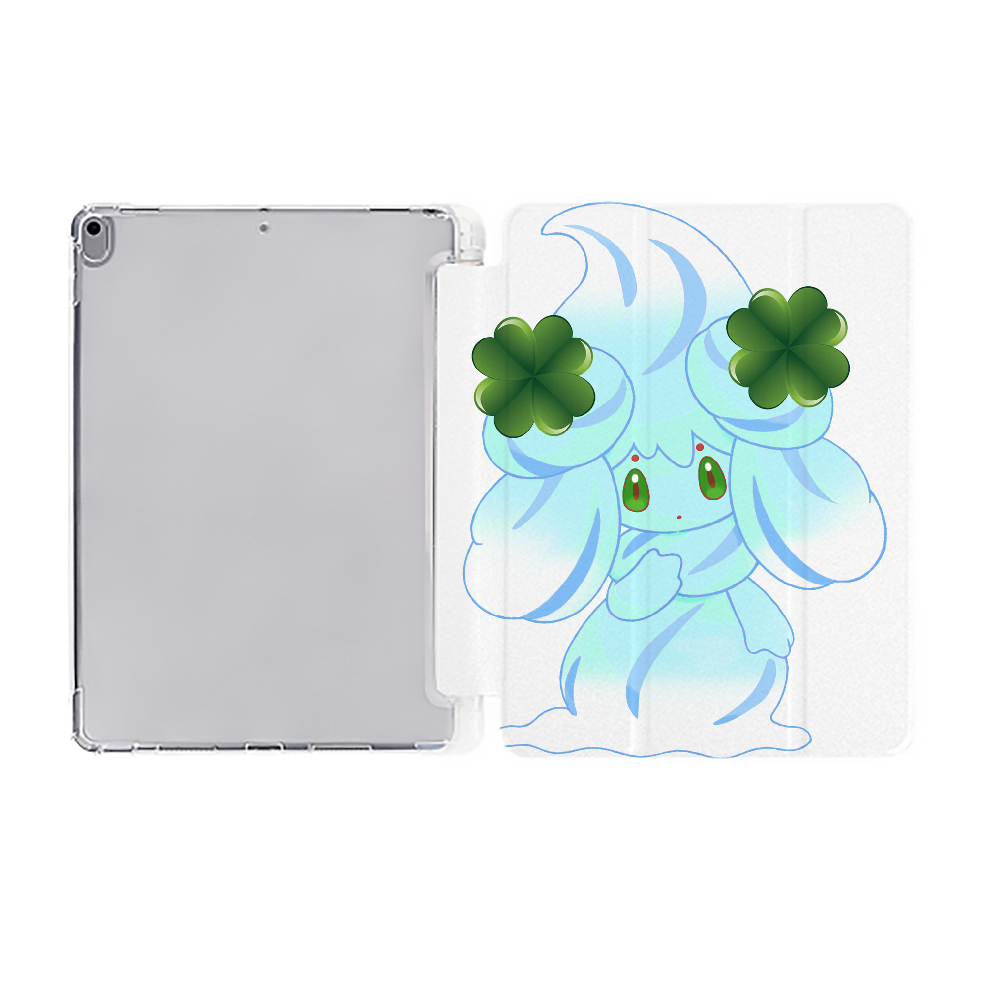 （画像用） ポケットモンスター Pokémon IPad ケース ペン収納付き 三つ折りスタンド PUレザー×シリコン 対応機種9.5/10.5/10.9インチ